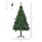 HOMCOM 4.9ft Green Christmas Tree Artificial Xmas Holidays Party with Decoration Ornament