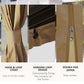 Outsunny 10' x 13' Hardtop Gazebo Aluminum Outdoor Canopy with Mesh Nettings, Curtains, Brown