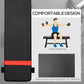 Soozier Flat Weight Bench with Dumbbell Rack, Padded Seat and Anti-slip Foot Pads for Home Gym Workout