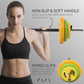 Soozier 44lbs Adjustable Barbell Weight Set with Non-slip Handle for Home Gym