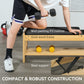 Soozier Wooden Adjustable Weight Bench with Dumbbell Storage Rack, Flat or Incline Workout Bench for Weight Lifting, Black