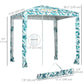 Outsunny Beach Umbrella, 6.5' Easy-Assembly Sun-Shade Shelter with Sandbags and Carry Bag, Cool UV50+, Dark Blue