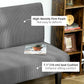 HOMCOM 46.5" Loveseat Couch with USB Ports, Corduroy Love Seat Sofa with Wood Legs for Living Room, Bedroom, Small Space, Grey