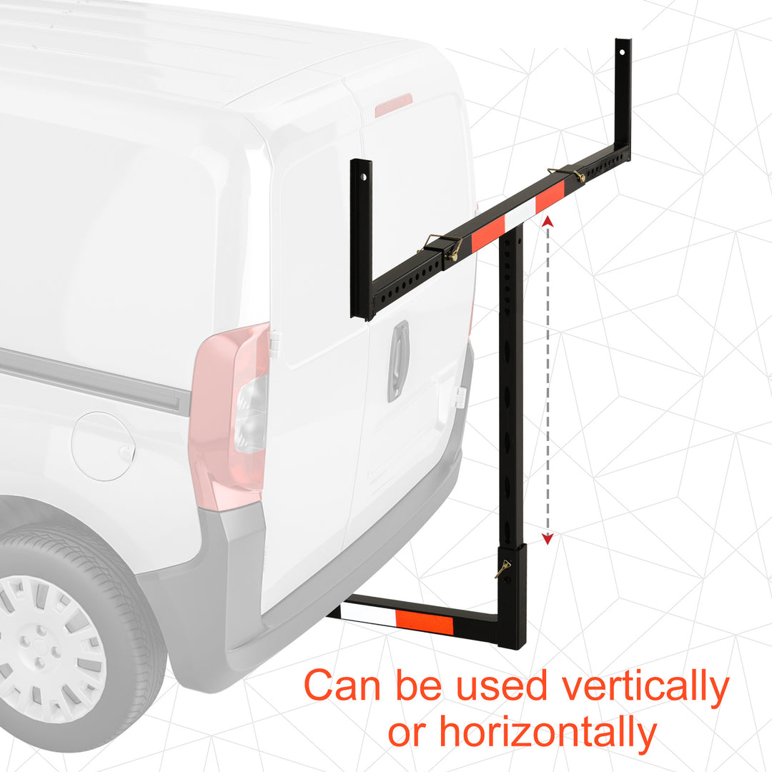 Soozier Suspended Truck Bed Extender with Adjustable Width and Height For Ladder, Rack, Canoe, Kayak, Long Pipes and Lumber