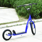 Aosom Kids Scooter with Adjustable Handlebar, Youth Kick Scooter with Dual Brakes, Inflatable Wheels, for Age 5+, Blue