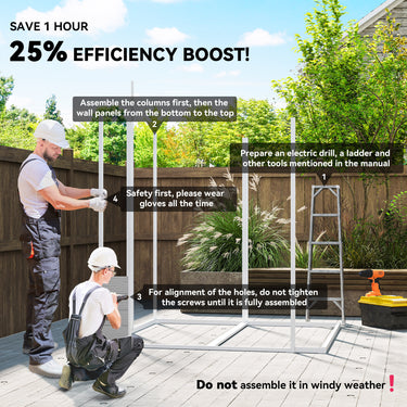 Outsunny 6' x 6' Resin Outdoor Storage Shed with Floor, Window, Lockable Doors and Vents for Backyard Patio Lawn, Grey