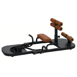 Soozier Foldable Sissy Squat Machine, Hip Thrust Machine with Push Up Stand, Multipurpose Glute Workout Equipment