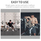 Soozier Set of 4 Weight Plates for 2"/5cm hole Dumbbell Handle Bar, 33 lbs Dumbbell Plates Barbell Weights, 2 x 11 lbs, 2 x 5.5 lbs, Silver