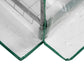 Outsunny 5 Tier Mini Greenhouse, Portable Outdoor Flower Stand with Shelf Clips, Indoor Greenhouse with Steel Frame, Transparent, 27.25" x 19.25" x 76", Clear
