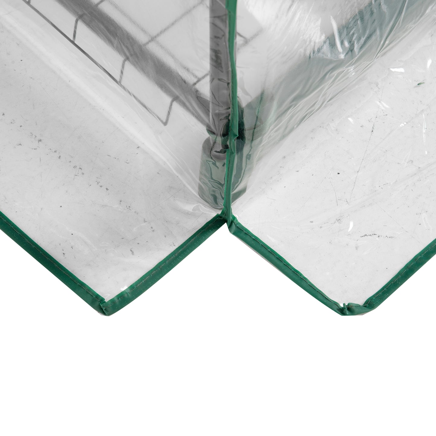 Outsunny 5 Tier Mini Greenhouse, Portable Outdoor Flower Stand with Shelf Clips, Indoor Greenhouse with Steel Frame, Transparent, 27.25" x 19.25" x 76", Clear