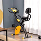 Soozier 3 in 1 Folding Exercise Bike, Foldable Stationary Bike with 8-Level Magnetic Resistance, Adjustable Seat, Black