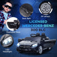 Aosom 12V Ride On Car with Parent Remote Control Two Motors Music Lights Suspension Wheels for 3-6 Years Black