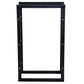 HOMCOM Firewood Rack Outdoor, Log Holder Fireplace Storage Rack with Handles and 220 lbs. Weight Capacity, 23.6" x 9.8" x 39.4", Black