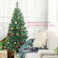 HOMCOM 6FT Indoor Christmas Tree Artificial Decoration Xmas Gift with Metal Stand 375 Tips