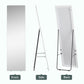 HOMCOM 63"x18" Full Length Mirror, Floor Standing, Wall-Mounted or Leaning Against Wall Tall Mirror w/Support Frame, Rectangular Full Body Mirror for Bedroom, Living Room, Silver