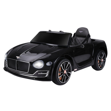 Aosom 12V Ride On Car Licensed Bentley Battery Powered Electric Vehicles w/ Parent Remote Control, 2 Speed - Black