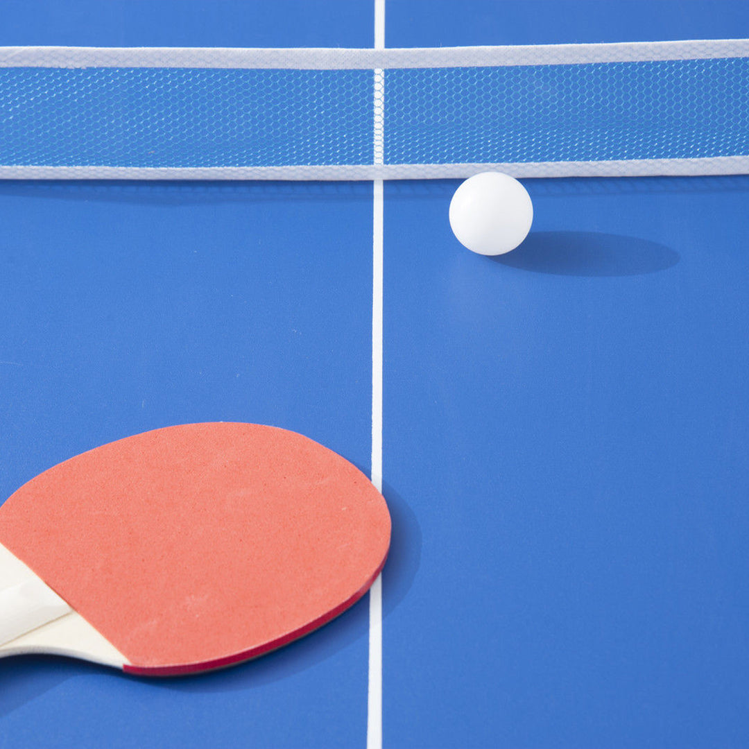 Soozier 3 in 1 Multi-use Mini Games Table Tennis Billiard Pool Air Hockey Set with All Accessories