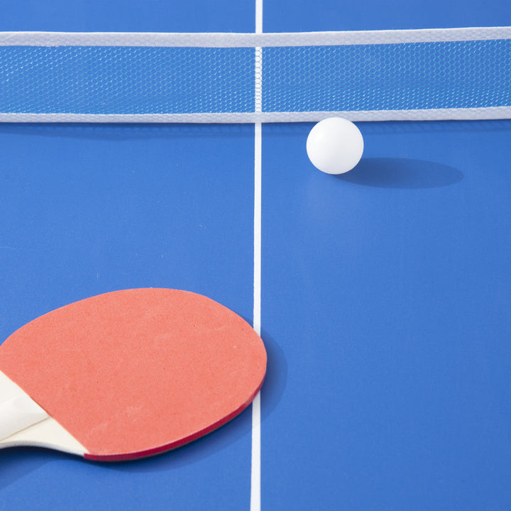 Soozier 3 in 1 Multi-use Mini Games Table Tennis Billiard Pool Air Hockey Set with All Accessories