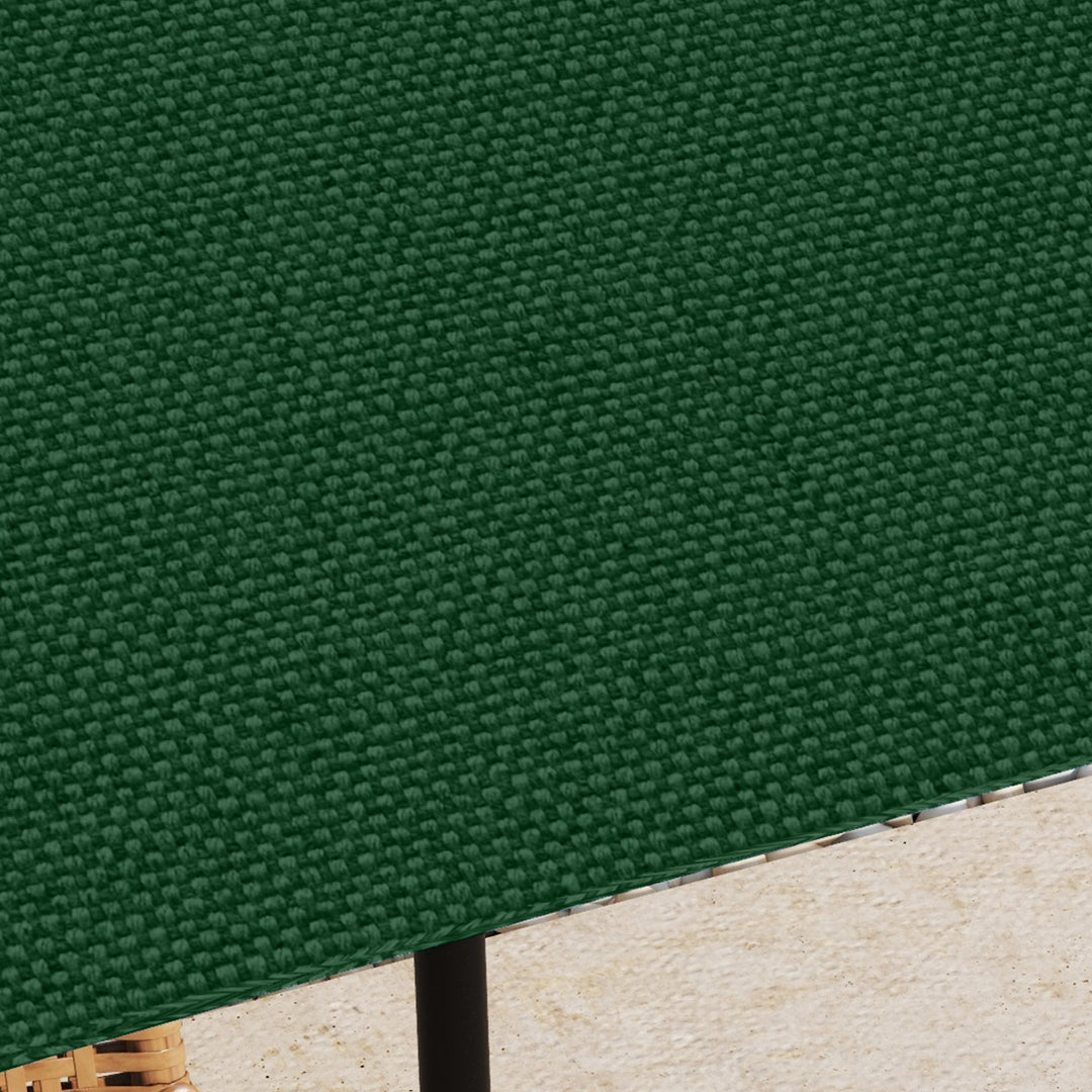 Outsunny 10' x 10' Square Gazebo Canopy Replacement UV Protected Top Cover Sun Shade Coffee