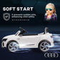 Qaba 12V Battery Powered Kids Electric Car, Audi Q8 etron Sportback Licensed Ride on Car w/ Remote Control, White