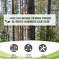 Outsunny 79" Plant Trellis, Arched Garden Arbour with Pergola Style Roof, Fir Wood Frame for Climbing Vines
