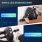 Soozier Portable Mini Pedal Exercise Bike Indoor Cycle Fitness Arm Leg w/ LCD Display, Silver