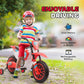 Aosom Kids Dirt Bike Battery-Powered Ride-On Electric Motorcycle with Charging 12V Battery, Training Wheels Green