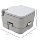 Outsunny Outdoor Portable Travel Toilet Flushable Tank for Camping Boating Roadtripping 2.6 Gallon (10L)