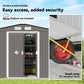 Outsunny 9.1'x6.4'x6.3' Garden Storage Shed w/ Foundation Kit Metal Tool Storage House w/ Double Doors Light Green