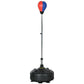 Soozier Adjustable Height Free Standing Boxing Bag Set with 6 Suction Cups and Boxing Gloves, for Exercise Training