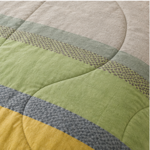 Aarniva Breathable Polyester Comforter Set | King/Queen | 250 GSM | Ultra-Soft & Cozy | Sage Horizon | 5-Piece Set