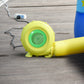 Outsunny Electric Air Blower 450-Watt Fan Blower Compact and Energy Efficient Pump Indoor Outdoor for Inflatable Bounce House, Bouncy Castle and Pneumatic Swimming Pool, Yellow