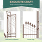 Outsunny 7ft Garden Arch Trellis, Metal Arch, Outdoor Garden Arbor for Climbing Plants, Wedding Decoration