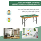 Soozier 54.3"L Mini Pool Table Portable Billiard Table Includes Cues, Ball, Chalk, Rack, for Kids