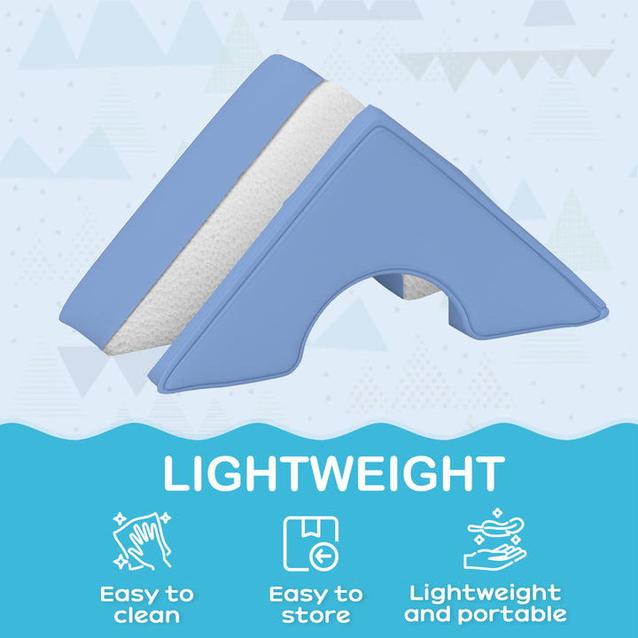 Qaba 11 Piece Soft Play Equipment for Kids 6-72 Months, Dark Colour