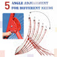Soozier Pitch Back 5 Angles Adjustable Rebounder Net Goal Pitching and Throwing Practice Partner, Baseball/Soccer/Football/Basketball/Volleyball Daily Training