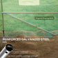 Outsunny 20' x 10' Walk-in Greenhouse with Sprinkler System, Tunnel Green House with Wide Roll-up Door, 12 Mesh Windows, Green