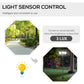 Outsunny Single Solar Lamp Post Garden Solar-Powered LED Streetlight Style Outdoor Light Waterproof 5-6 Hours with Base for Lawn Pathway Walkway 47"H, Black