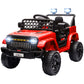 Qaba 12V Ride on Truck, Electric Car for Kids with Remote Control, Suspension, 3 Speeds, USB Music Headlights, Dark Blue