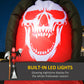 Outsunny 12 FT Halloween Inflatable Grim Reaper, Blow Up Garden Decor with Built-in Lights for Halloween Party Indoor, Outdoor