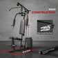 Soozier Multi-Exercise Home Gym Station with 99lbs Weight Stack, for Full Body Workout