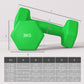 Soozier 26 LBS Hex Dumbbell Set with Vertical Rack, Adjustable Dumbbells, Hand Weights for Home Gym Strength Training, Green