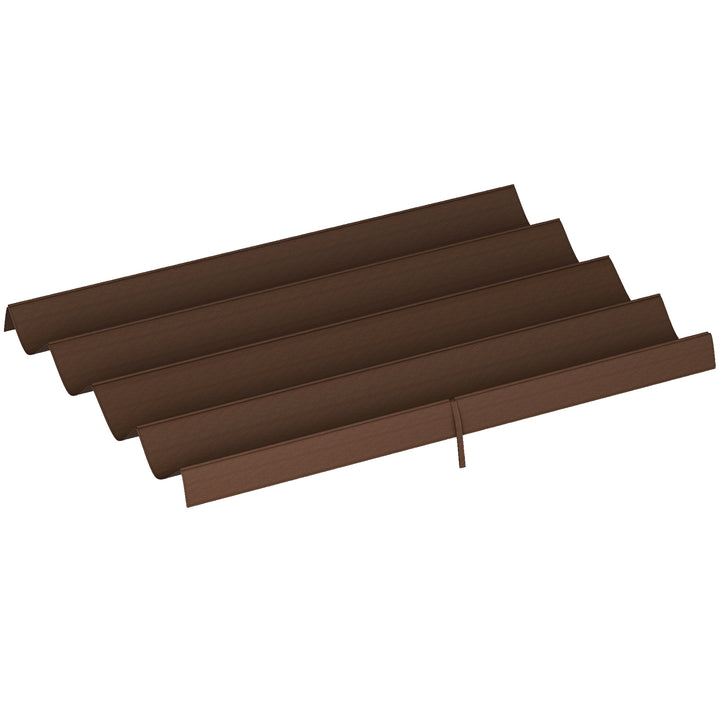 Outsunny 8' x 9.4' Retractable Pergola Canopy Replacement, Fit 7' x 10' Frame, UV30+ Pergola Cover Top Only, Cream