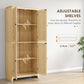 HOMCOM 72" Freestanding Storage Cabinet, Kitchen Pantry Cabinet with Doors and Shelves for Dining Room, White