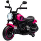 Aosom 6V Kids Motorcycle with Training Wheels, Foot Pedal, Headlight, Music, Forward/Reverse, Single-Button Start, Red