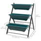 Outsunny 3-Tier Vertical Raised Garden Planter with 5 Boxes, Outdoor Plant Stand Grow Container for Vegetable Flowers