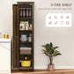 HOMCOM 48" Farmhouse Kitchen Pantry Storage Cabinet with Barn Door, Kitchen Pantry Cabinet with Adjustable Shelves, Natural