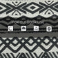 Outsunny Reversible Outdoor Rug Waterproof Plastic Straw RV Rug with Carry Bag, 9' x 12', Grey and Cream White Boho