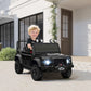 Qaba Land Rover Licensed Kids Ride on Truck with Remote Control, Spring Suspension, LED Lights, 3 Speed, Dark Green