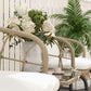 Outsunny 3 Pieces Patio Rocking Chair Patio Set with Cushions, Outdoor Round PE Rattan Wicker Hollow Design Conversation Set with Two Rocker Chairs, Glass Top Coffee Table, Beige